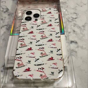 Pink Sky "Ski Dogs" iPhone 13/12 Pro Max Case with MagSafe new Dogs on Ski
